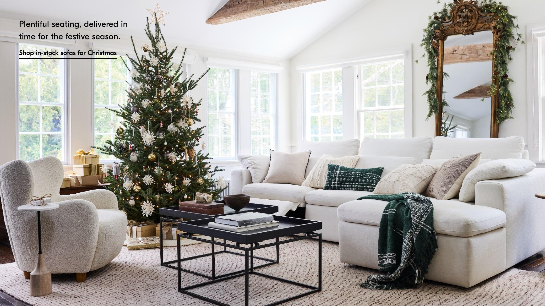 Shop In-Stock Sofas for Christmas